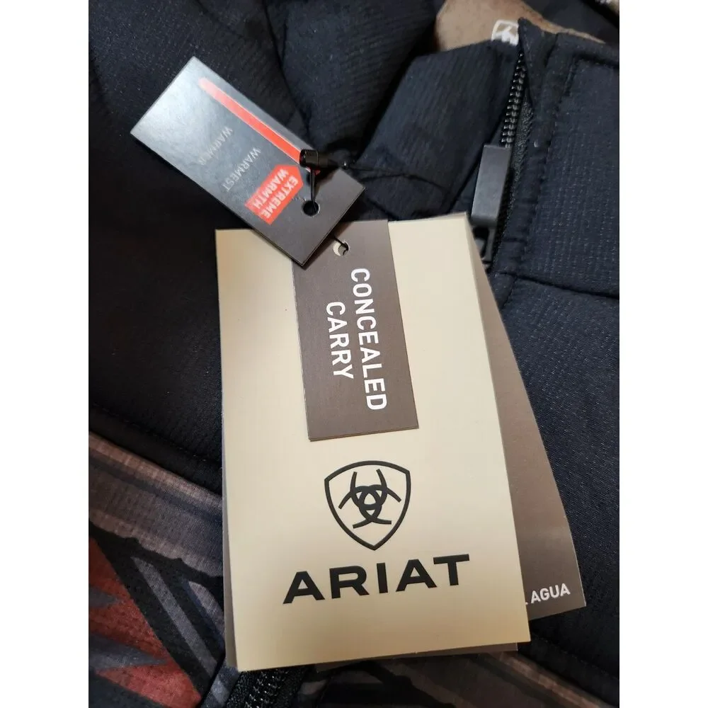 Ariat Crius Insulated Vest Southwestern Rust Men’s XL